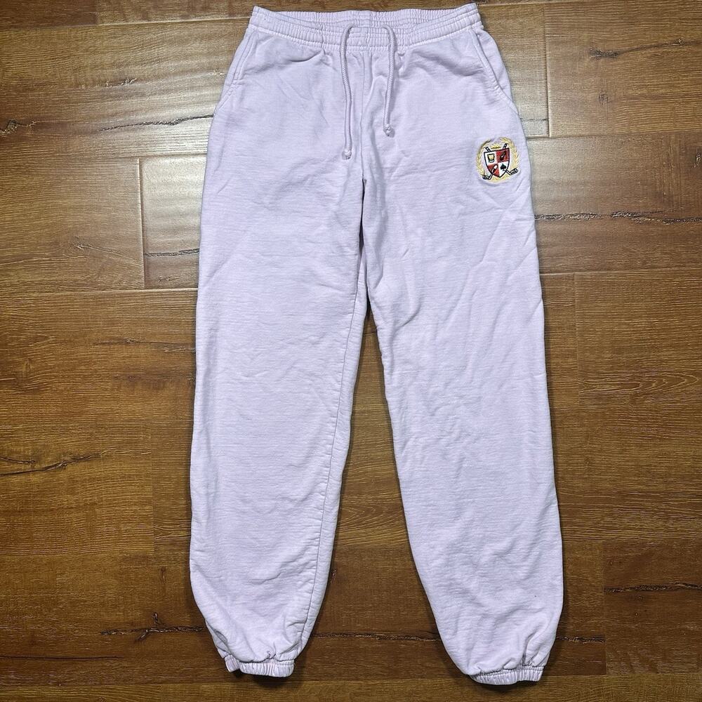 Local Authority Sweatpants Womens M Pink Jogger Sweats Athleisure Comfort Lounge